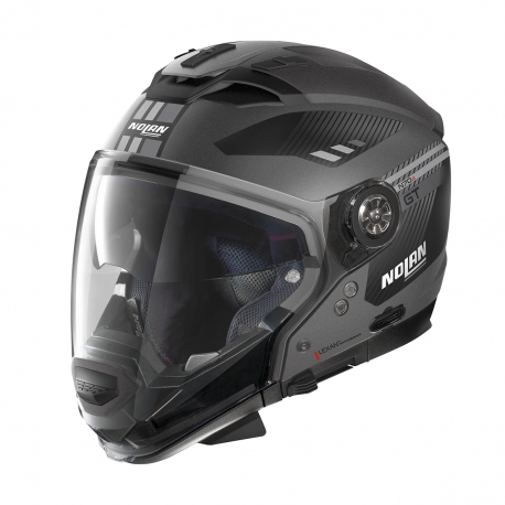 Moto helma Nolan N70-2 GT Bellavista N-Com Flat Lava Grey 21