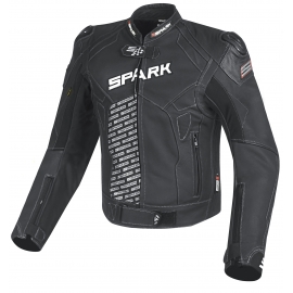 Pánska kožená moto bunda Spark ProComp Black