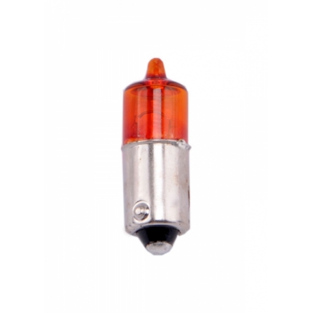 Žárovka Schum 12V 10W Halogen BAY9s - oranžová