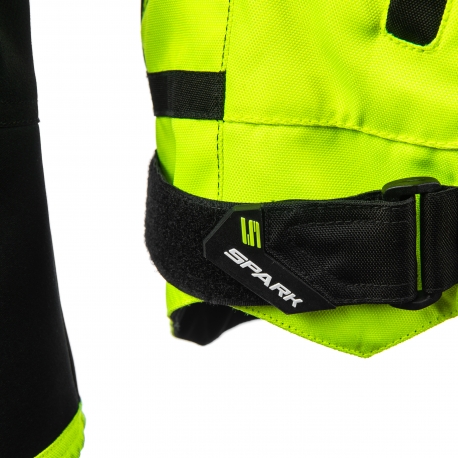 Pánská textilní moto bunda Spark Atmos, fluo