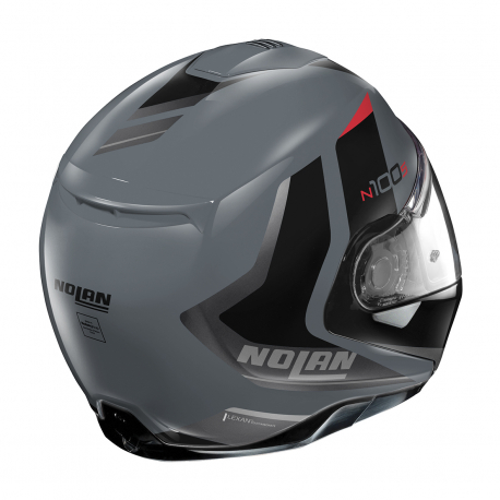 Moto helma Nolan N100-5 Hilltop N-Com Slate Grey 64