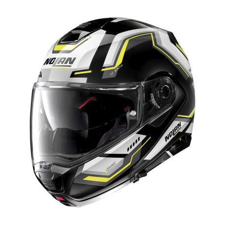 Moto helma Nolan N100-5 Upwind Glossy Black N-Com  62