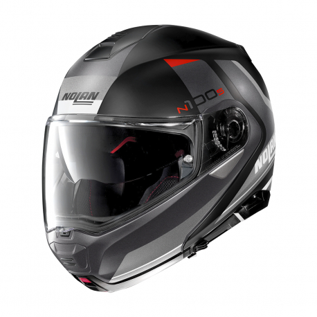 Moto helma Nolan N100-5 Hilltop N-Com  Flat Black 47