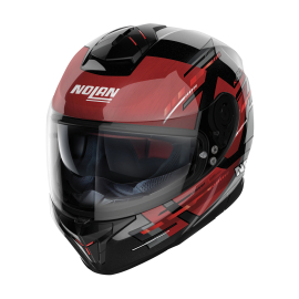 Moto helma Nolan N80-8 Meteor N-com Metal Black 68