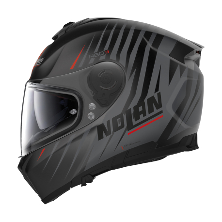 Moto helma Nolan N80-8 Kosmos N-com Flat Black 63