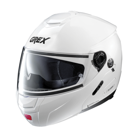 Moto helma Grex G9.2 Kinetic N-Com Metal White  4