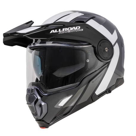 Moto helma Yohe FG102 Enduro Double Visor Šdá,/Černá