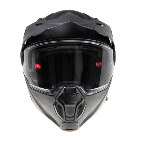 Moto helma Yohe FG102 Enduro Double Visor Matná Černá