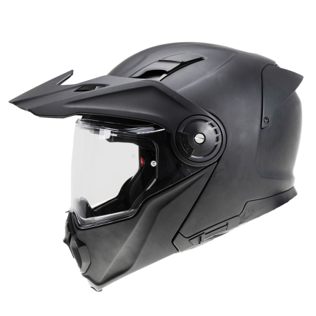 Moto helma Yohe FG102 Enduro Double Visor Matná Černá